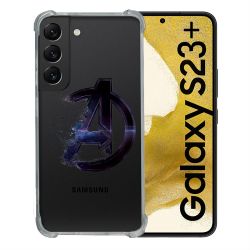 Coque Renforcée En Verre Trempé Transparente Pour Samsung Galaxy S23 Plus Avenger