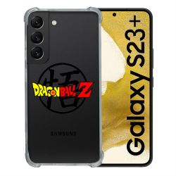 Coque Renforcée En Verre Trempé Transparente Pour Samsung Galaxy S23 Plus Dragon Ball Logo