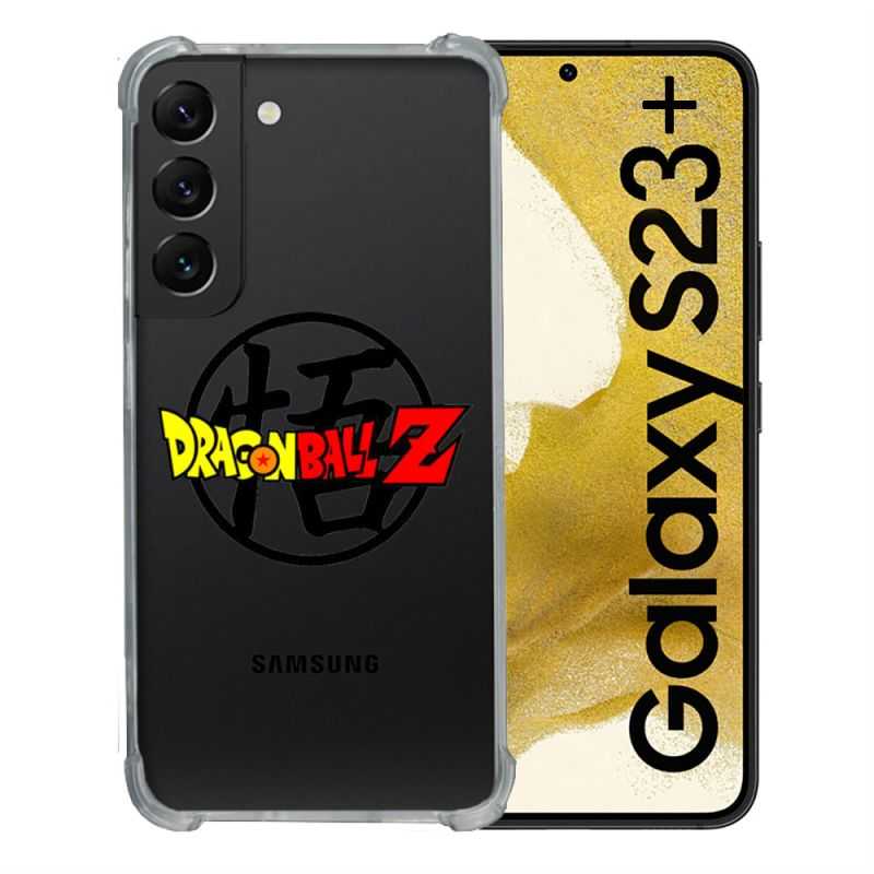 Coque Renforcée En Verre Trempé Transparente Pour Samsung Galaxy S23 Plus Dragon Ball Logo