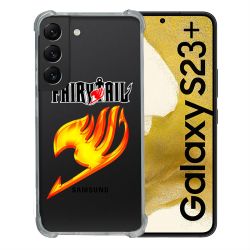 Coque Renforcée En Verre Trempé Transparente Pour Samsung Galaxy S23 Plus Fairy Tail