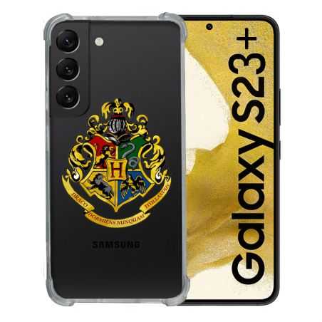 Coque Renforcée En Verre Trempé Transparente Pour Samsung Galaxy S23 Plus Harry Potter Poudlard