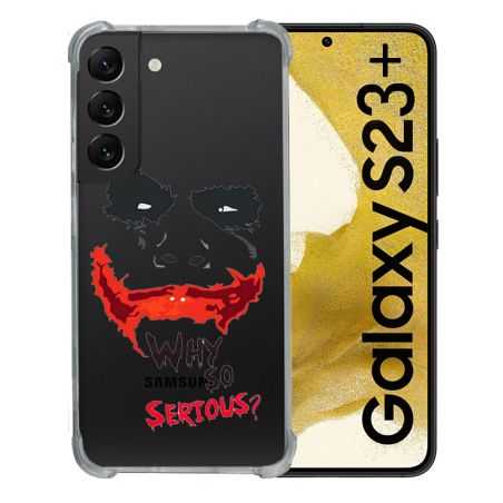 Coque Renforcée En Verre Trempé Transparente Pour Samsung Galaxy S23 Plus Joker