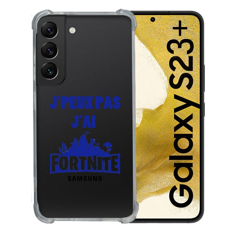Coque Renforcée En Verre Trempé Transparente Pour Samsung Galaxy S23 Plus Jpeux pas jai Fortnite