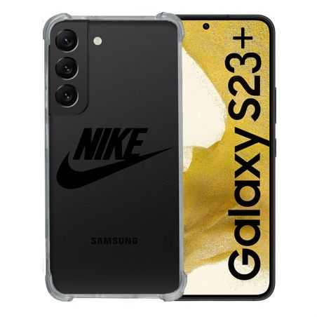 Coque Renforcée En Verre Trempé Transparente Pour Samsung Galaxy S23 Plus Nike