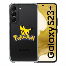 Coque Renforcée En Verre Trempé Transparente Pour Samsung Galaxy S23 Plus Pokemon