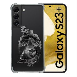 Coque Renforcée En Verre Trempé Transparente Pour Samsung Galaxy S23 Plus Scorpion