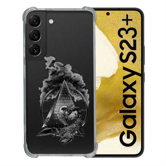 Coque Renforcée En Verre Trempé Transparente Pour Samsung Galaxy S23 Plus Scorpion