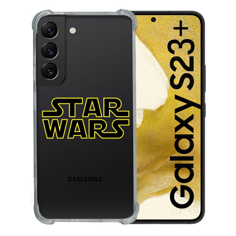 Coque Renforcée En Verre Trempé Transparente Pour Samsung Galaxy S23 Plus Star Wars