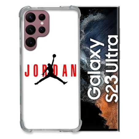 Coque Renfocée en Verre Trempé Transparente Pour Samsung Galaxy S23 Ultra Jordan