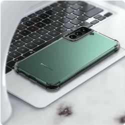 Coque Renforcée En Verre Trempé Pour Samsung Galaxy S23 Lanière / Bandoulière / Cordon Chaine et Cuir Noir