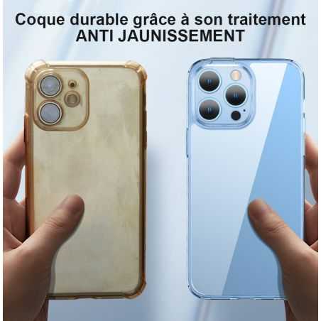 Coque Renforcée En Verre Trempé Pour Samsung Galaxy S23 Plus Fleur Lys Color