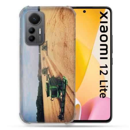 Coque Renforcée En Verre Trempé Pour Xiaomi 12 Lite Agriculture Moissonneuse