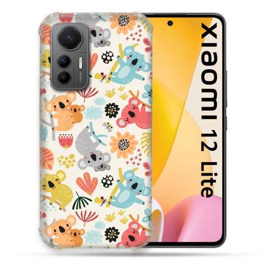 Coque Renforcée En Verre Trempé Pour Xiaomi 12 Lite Animal Koala Pattern