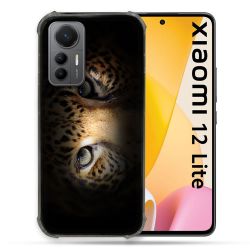 Coque Renforcée En Verre Trempé Pour Xiaomi 12 Lite Animal Leopard Yeux