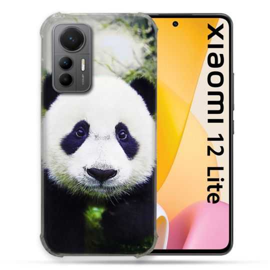 Coque Renforcée En Verre Trempé Pour Xiaomi 12 Lite Animal Panda Color