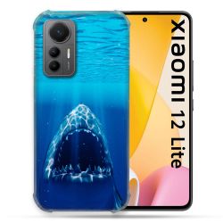 Coque Renforcée En Verre Trempé Pour Xiaomi 12 Lite Animal Requin Dent