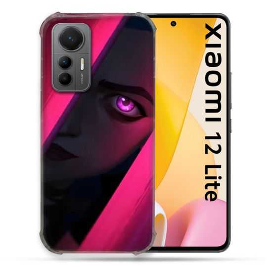 Coque Renforcée En Verre Trempé Pour Xiaomi 12 Lite Arcane Jynx Rose