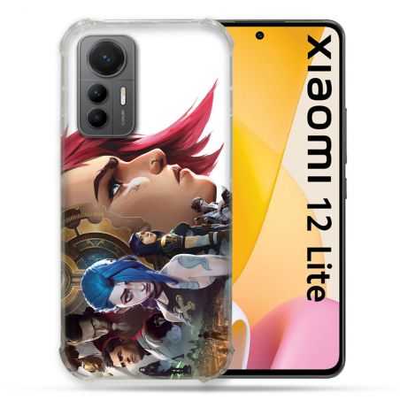 Coque Renforcée En Verre Trempé Pour Xiaomi 12 Lite Arcane Jynx Sœur