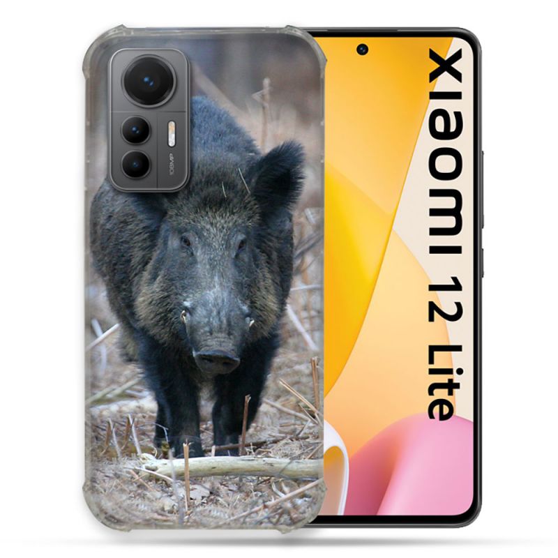 Coque Renforcée En Verre Trempé Pour Xiaomi 12 Lite Chasse Sanglier Pin