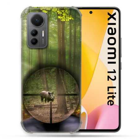 Coque Renforcée En Verre Trempé Pour Xiaomi 12 Lite Chasse Sanglier Viseur