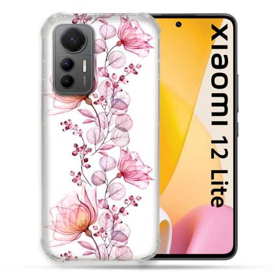 Coque Renforcée En Verre Trempé Pour Xiaomi 12 Lite Fleur Eclosion