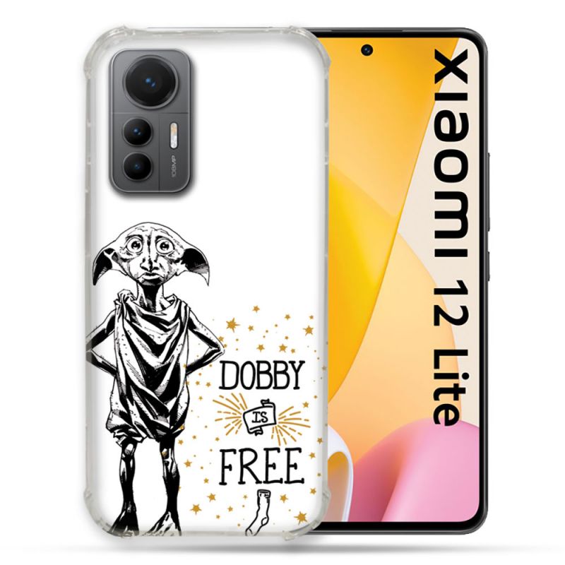 Coque Renforcée En Verre Trempé Pour Xiaomi 12 Lite Harry Potter Dobby Free Blanc