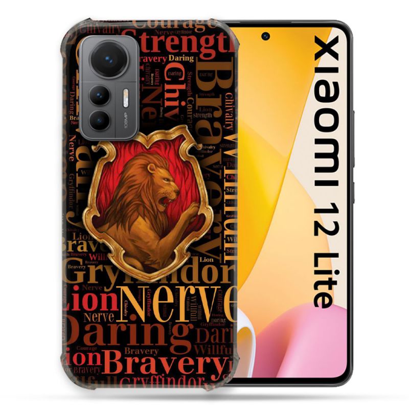 Coque Renforcée En Verre Trempé Pour Xiaomi 12 Lite Harry Potter Griffondor