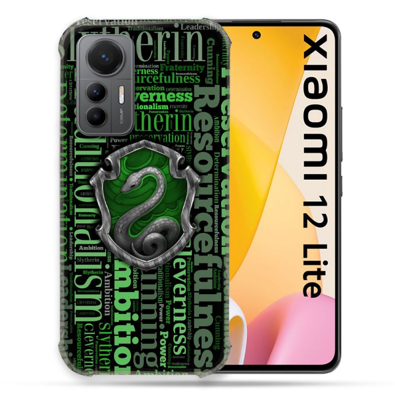 Coque Renforcée En Verre Trempé Pour Xiaomi 12 Lite Harry Potter Serpentar