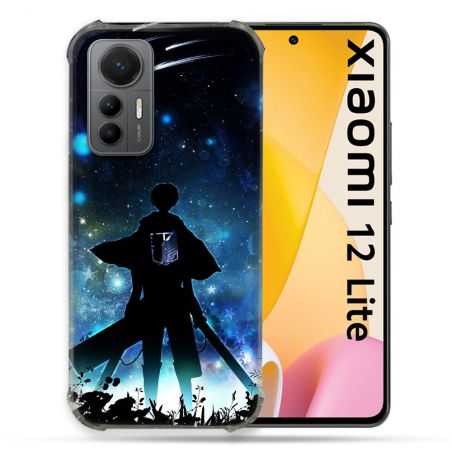 Coque Renforcée En Verre Trempé Pour Xiaomi 12 Lite Manga Attaque Titans Levi