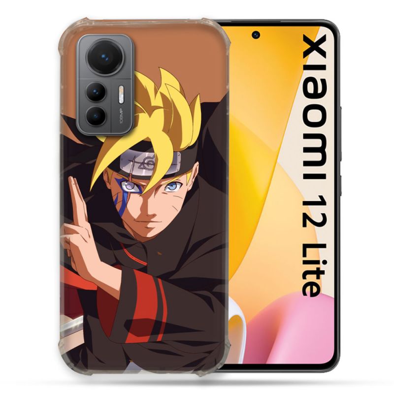Coque Renforcée En Verre Trempé Pour Xiaomi 12 Lite Manga Boruto Signe