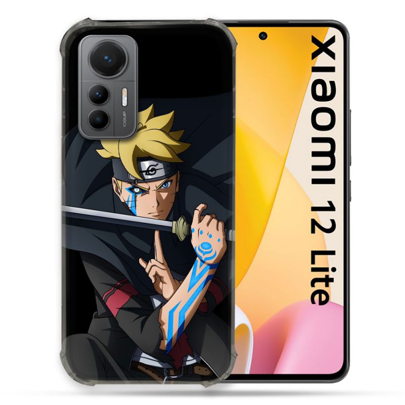 Coque Renforcée En Verre Trempé Pour Xiaomi 12 Lite Manga Boruto Tatouage