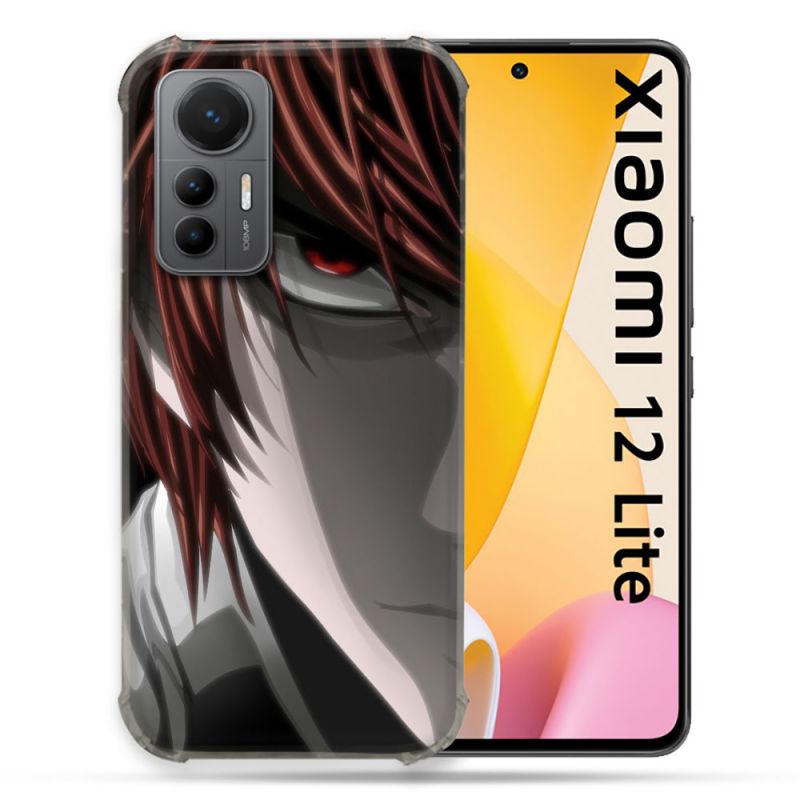 Coque Renforcée En Verre Trempé Pour Xiaomi 12 Lite Manga Death Note Kira
