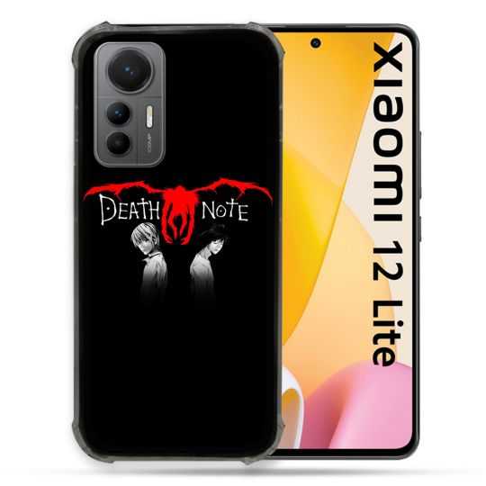 Coque Renforcée En Verre Trempé Pour Xiaomi 12 Lite Manga Death Note Noir