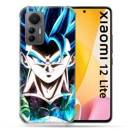 Coque Renforcée En Verre Trempé Pour Xiaomi 12 Lite Manga Dragon Ball Gogeta Visage