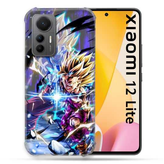 Coque Renforcée En Verre Trempé Pour Xiaomi 12 Lite Manga Dragon Ball Sangohan Duo