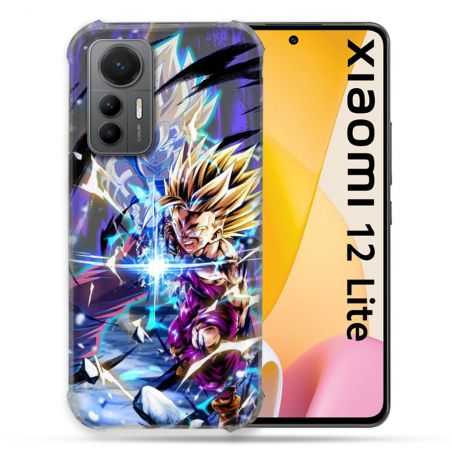 Coque Renforcée En Verre Trempé Pour Xiaomi 12 Lite Manga Dragon Ball Sangohan Duo