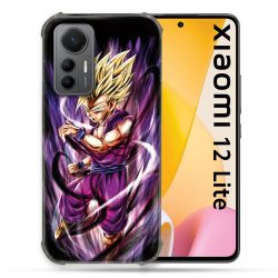 Coque Renforcée En Verre Trempé Pour Xiaomi 12 Lite Manga Dragon Ball Sangohan Violet