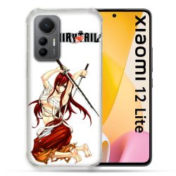Coque Renforcée En Verre Trempé Pour Xiaomi 12 Lite Manga Fairy Tail Erza
