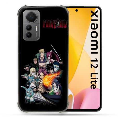 Coque Renforcée En Verre Trempé Pour Xiaomi 12 Lite Manga Fairy Tail Logo Team