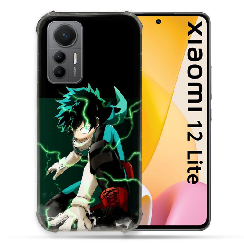 Coque Renforcée En Verre Trempé Pour Xiaomi 12 Lite Manga My Hero Academia Deku