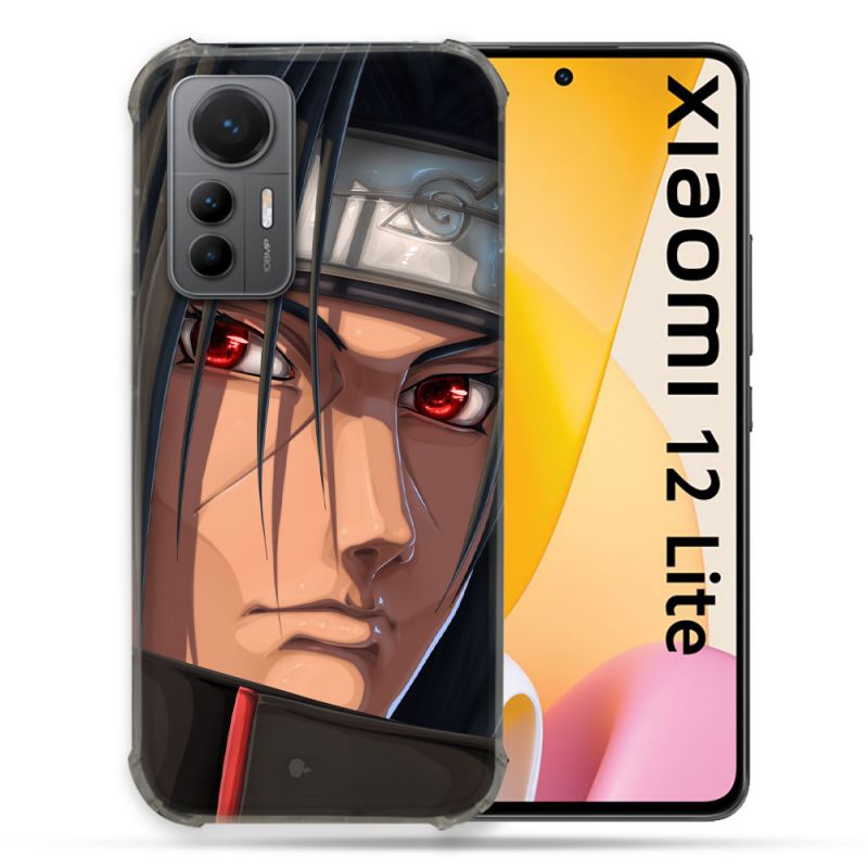 Coque Renforcée En Verre Trempé Pour Xiaomi 12 Lite Manga Naruto Itachi Visage