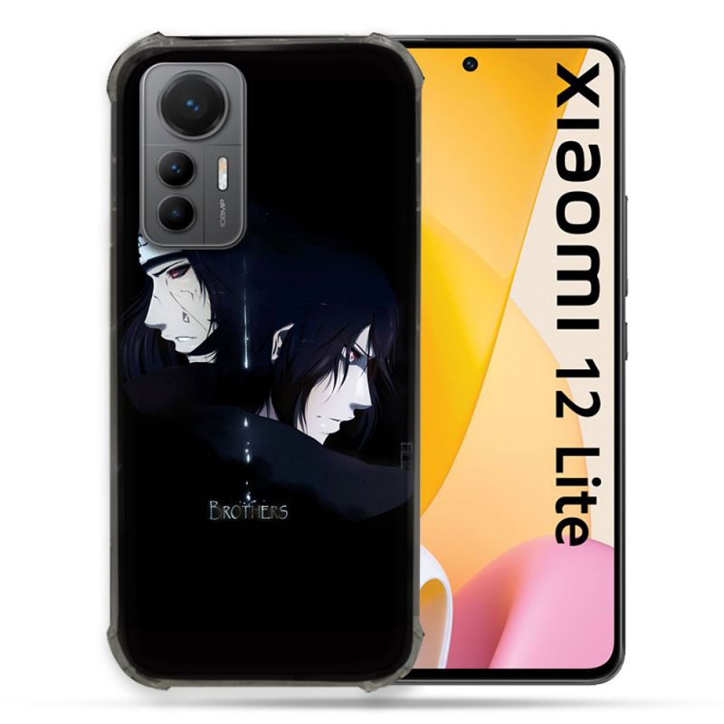 Coque Renforcée En Verre Trempé Pour Xiaomi 12 Lite Manga Naruto Sasuke Itachi