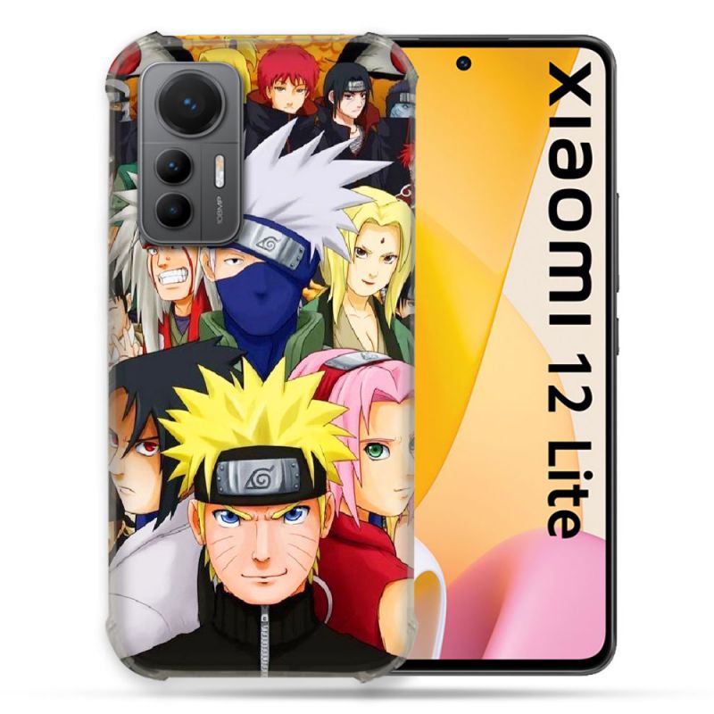 Coque Renforcée En Verre Trempé Pour Xiaomi 12 Lite Manga Naruto Team