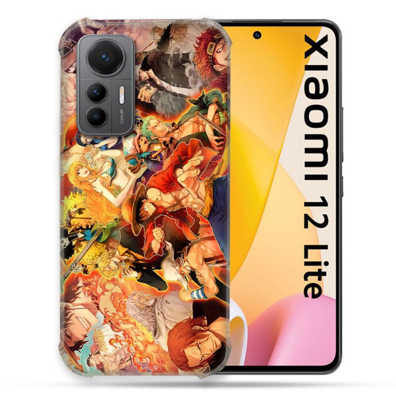 Coque Renforcée En Verre Trempé Pour Xiaomi 12 Lite Manga One Piece Nakama
