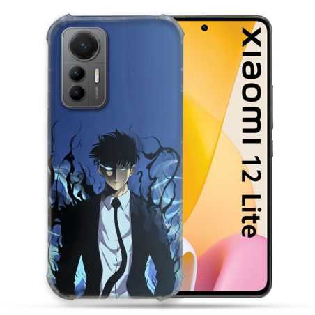 Coque Renforcée En Verre Trempé Pour Xiaomi 12 Lite Manga Solo Leveling Sung Bleu