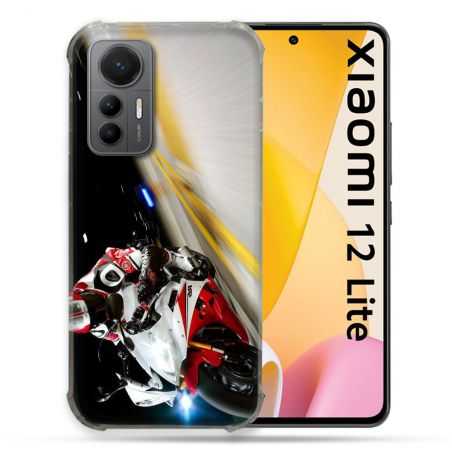 Coque Renforcée En Verre Trempé Pour Xiaomi 12 Lite Moto Course GP R6