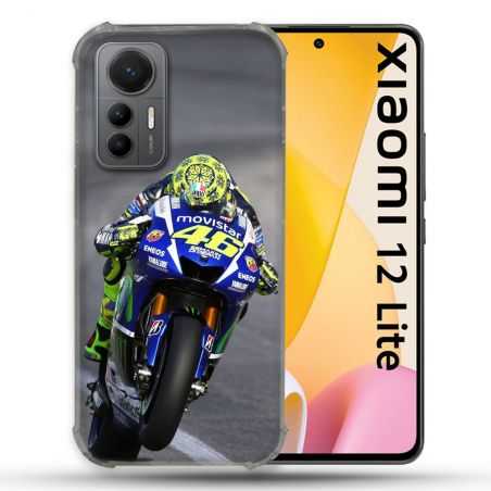 Coque Renforcée En Verre Trempé Pour Xiaomi 12 Lite Moto Course GP Wheeling 46