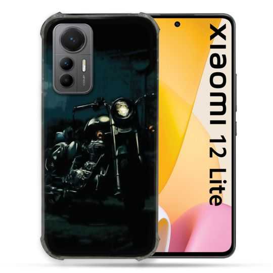 Coque Renforcée En Verre Trempé Pour Xiaomi 12 Lite Moto Harley Vintage