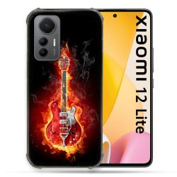 Coque Renforcée En Verre Trempé Pour Xiaomi 12 Lite Musique Guitare Electrique