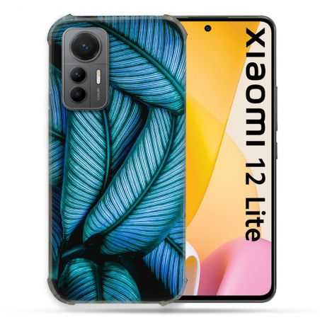 Coque Renforcée En Verre Trempé Pour Xiaomi 12 Lite Nature Feuille Palmier